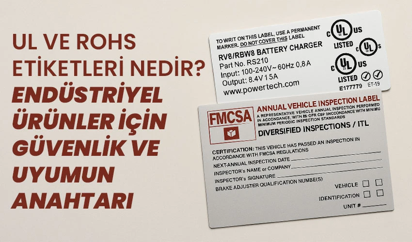 UL ve RoHS Etiketleri Nedir? Endüstriyel Ürünler İçin Güvenlik ve Uyumun Anahtarı